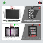 ZLCA Caja de almacenamiento de tarjetas coleccionables de 5 filas con asa