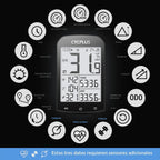 CYCPLUS Inflador de neumáticos A2 + Ordenador para bicicleta con GPS M1