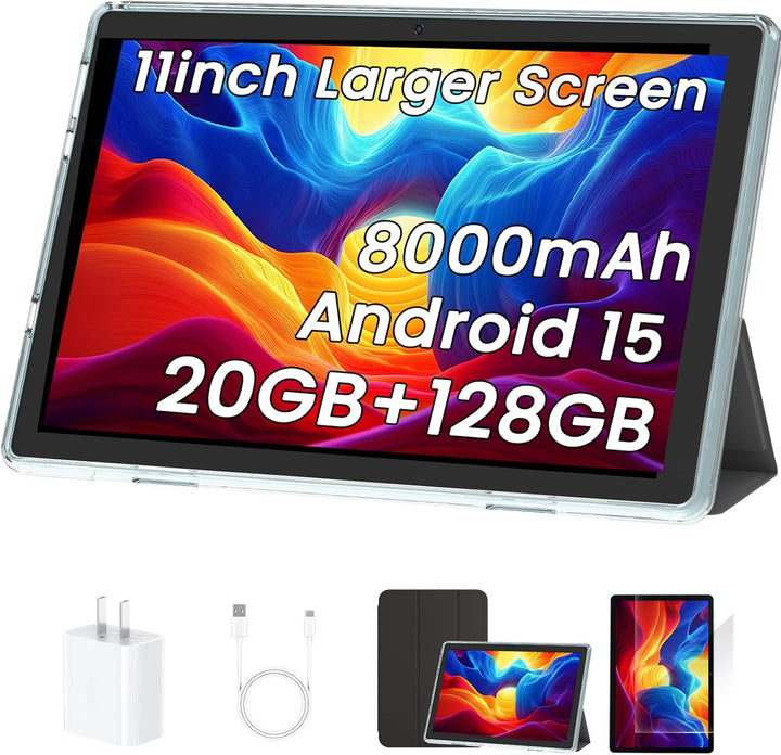 Tablet Android 15 actualizada 2026, tabletas de 11 pulgadas, CPU Oc...