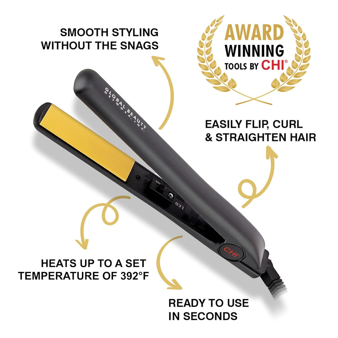 CHI Original plancha plana de 1\u201D para alaciado de cabello, par...