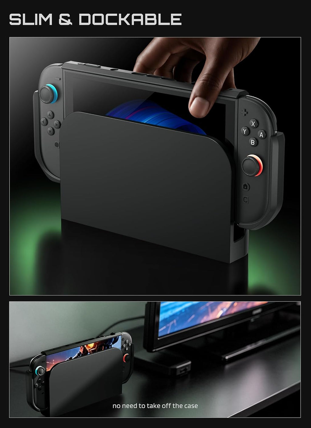 SUPCASE Funda Joy Con Remove Friendly, para Nintendo Switch 2 2025, color