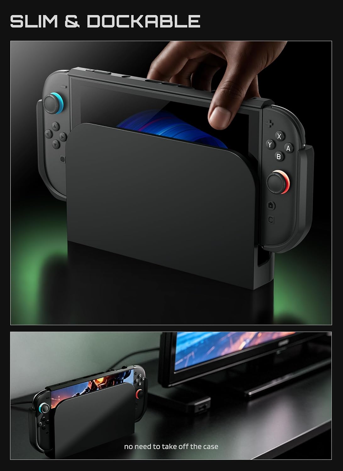 SUPCASE Funda Joy Con Remove Friendly, para Nintendo Switch 2 2025, color
