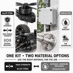 ZTF Kit surtido de tornillos métricos, tuercas de tornillos de máquina M2