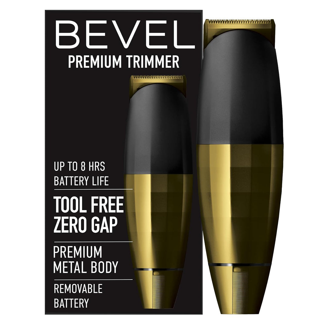Bevel - Recortador de barba para hombres - Edición dorada, recortad...