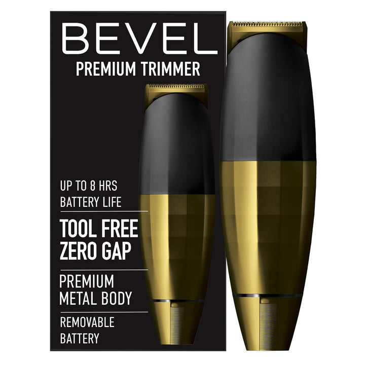 Bevel - Recortador de barba para hombres - Edición dorada, recortad...