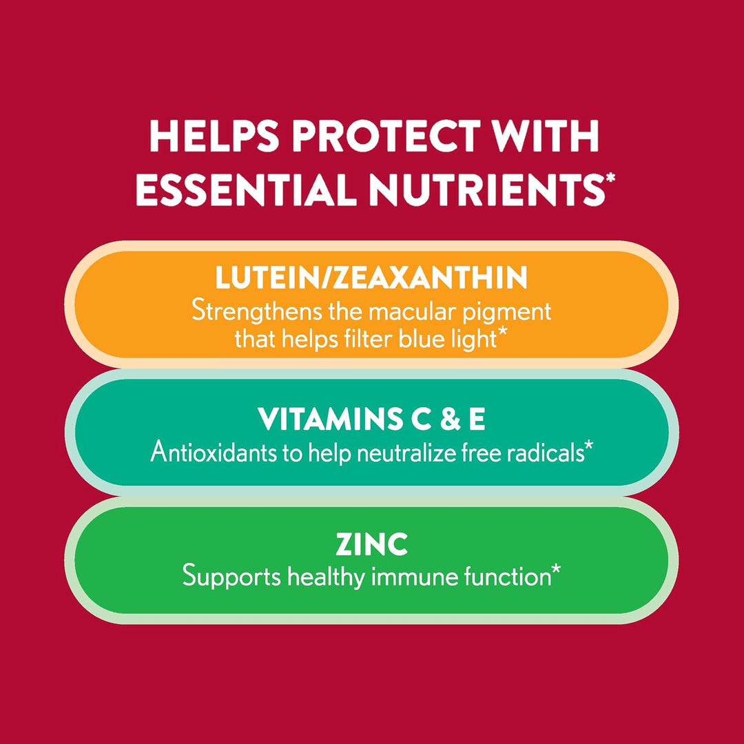 Comprimidos de suplemento vitamínico y mineral para ojos Bausch &am...