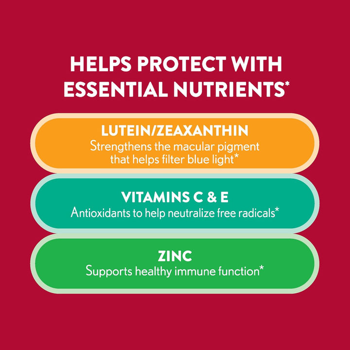 Comprimidos de suplemento vitamínico y mineral para ojos Bausch &am...
