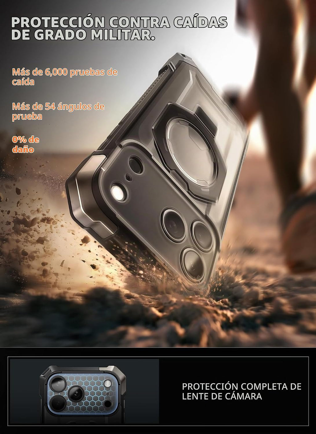 SUPCASE Funda para iPhone 17 Pro Max con Soporte (Unicorn Beetle Grip), [Cubierta de Control de Cámara] [Compatible con MagSafe] [Protección contra Caídas de Grado Militar] Funda Magnética para