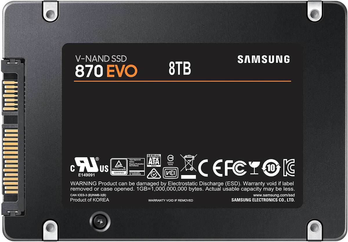 Samsung SSD 870 EVO SATA III 2.5" 8TB, velocidades de lectura\/escr...