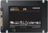 Samsung SSD 870 EVO SATA III 2.5" 8TB, velocidades de lectura\/escr...