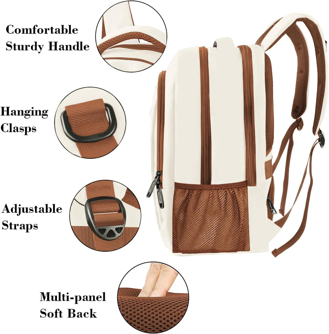 MATEIN Mochila de viaje para laptop de 15.6 pulgadas, bonita mochil...