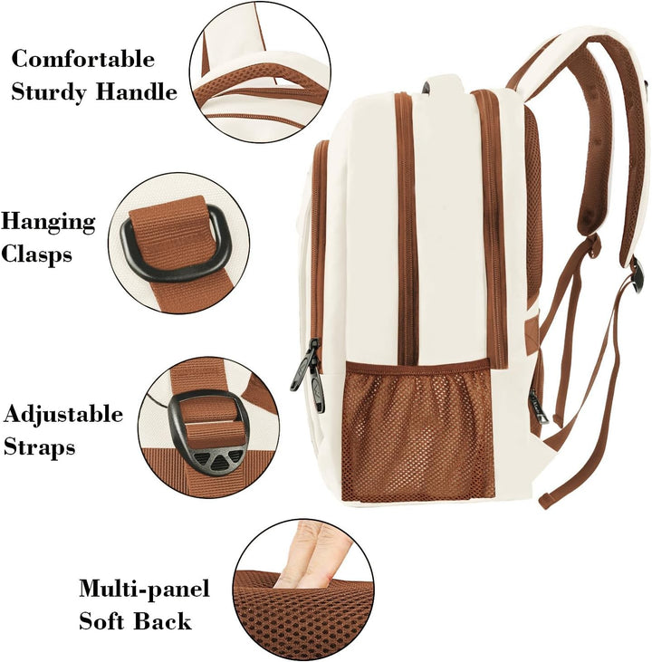 MATEIN Mochila de viaje para laptop de 15.6 pulgadas, bonita mochil...