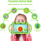 Tableta para niños de 7 pulgadas para niños de 3 a 7 años, tableta Android 12 de 2 GB de RAM+32 GB de ROM, aprendizaje educativo de control parental, Netflix, regalo para niños y niñas (verde)