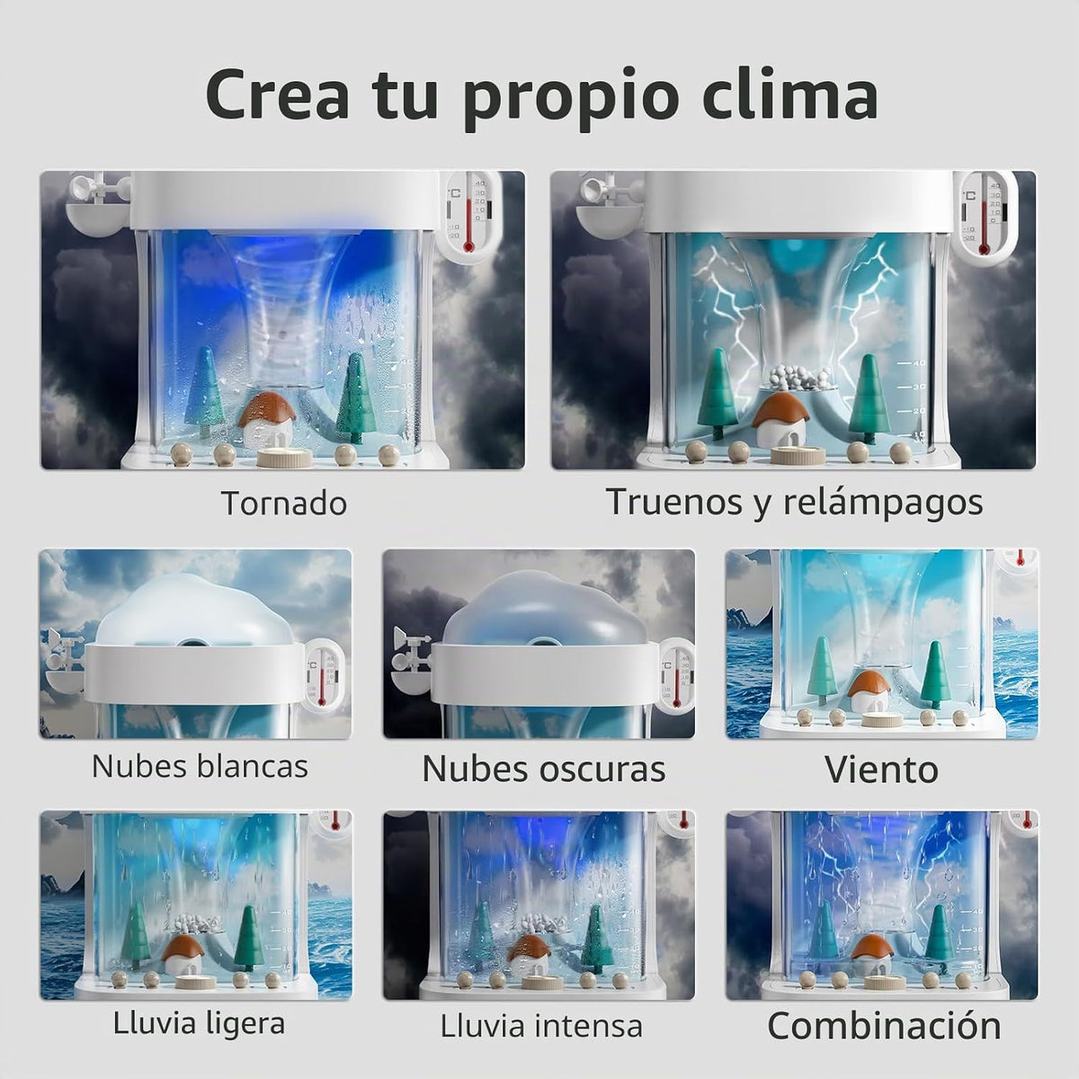 Science Can Juguetes interactivos de laboratorio de meteorología, juguetes