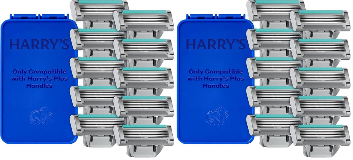 Harry's Plus Razor Refill - 10 cartuchos de cuchillas de afeita...