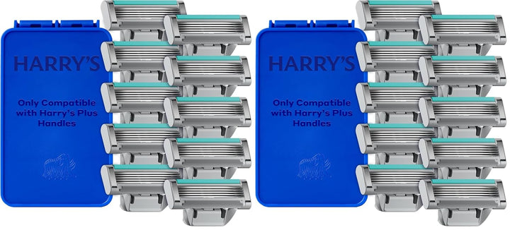 Harry's Plus Razor Refill - 10 cartuchos de cuchillas de afeita...