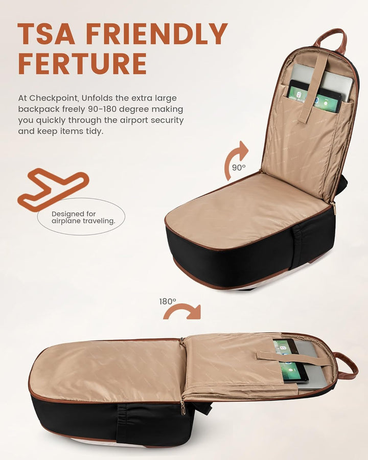 LOVEVOOK - Mochila para laptop para mujer, mochila de negocios con...