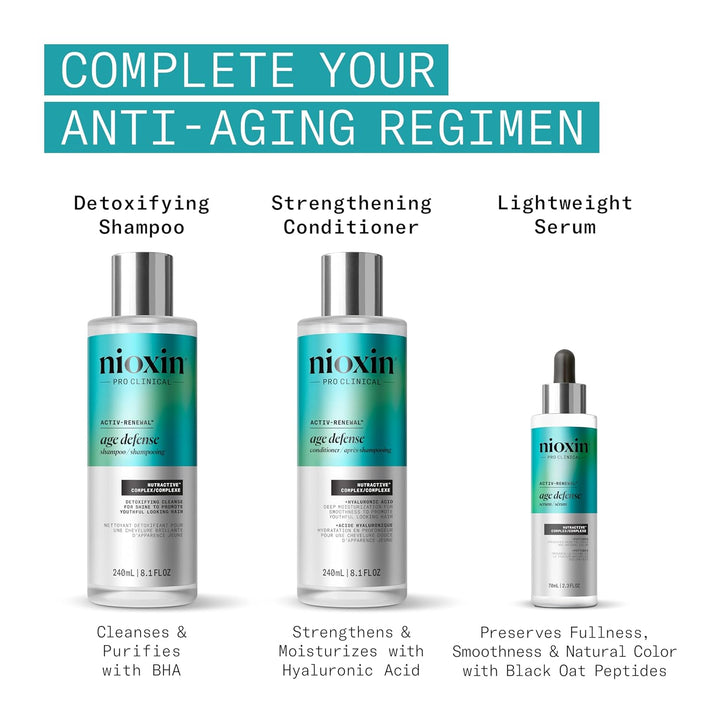 Nioxin Age Defense Conditioner for Aging Hair | Strengthening &amp;...