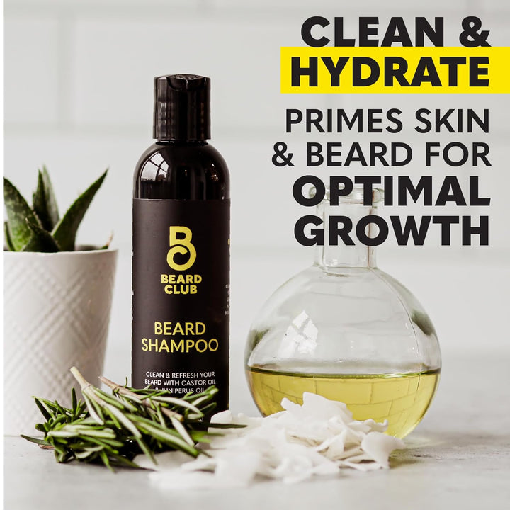 Kit de cuidado de barba y kit de aseo para hombres The Beard Club -...