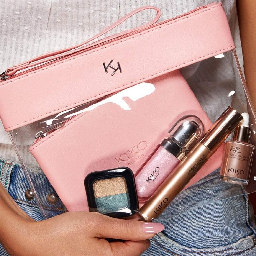 KIKO MILANO - Estuche de belleza transparente Estuche de belleza tr...