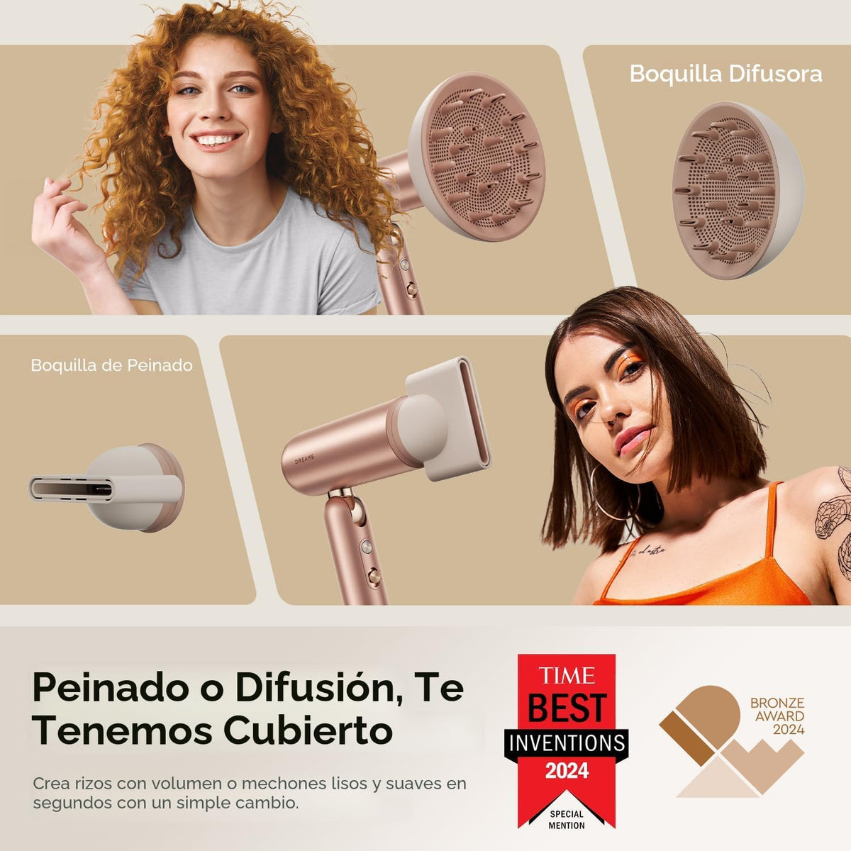 Dreame Secador de pelo Pocket Pro, secador de pelo de viaje de dobl...
