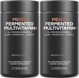 Codeage Multivitamínico diario para hombres \u2013 Más de 25 vitami...