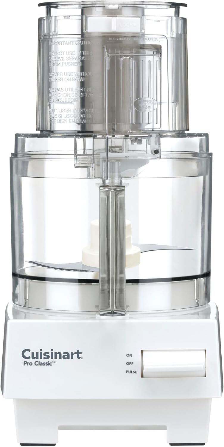 Cuisinart DLC-10SYP1 - Procesador de alimentos de 7 tazas, motor de 600 vatios, blanco