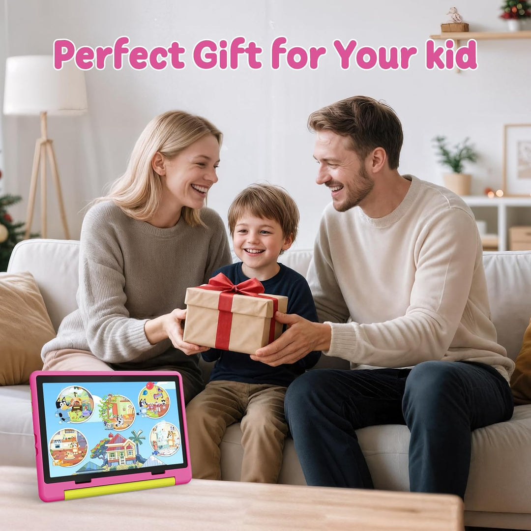 Tablet para niños, Android 15 con pantalla HD, 10.1 pulgadas, contr...