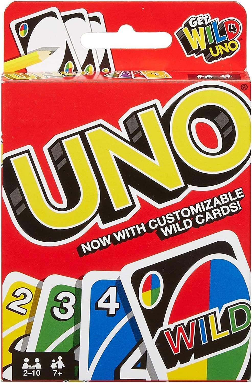 Mattel Juego de cartas Uno No Mercy, Uno y Phase 10, paquete combinado de 3