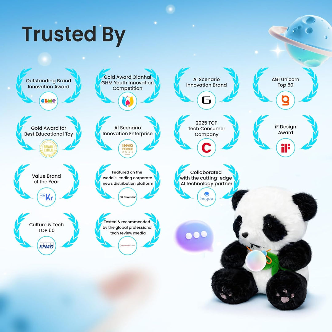 Juguetes de IA para niños, panda interactivo de peluche para niños,...