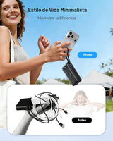 Cargador portátil nano 5 en 1 para iPhone y Apple Watch, cargador p...