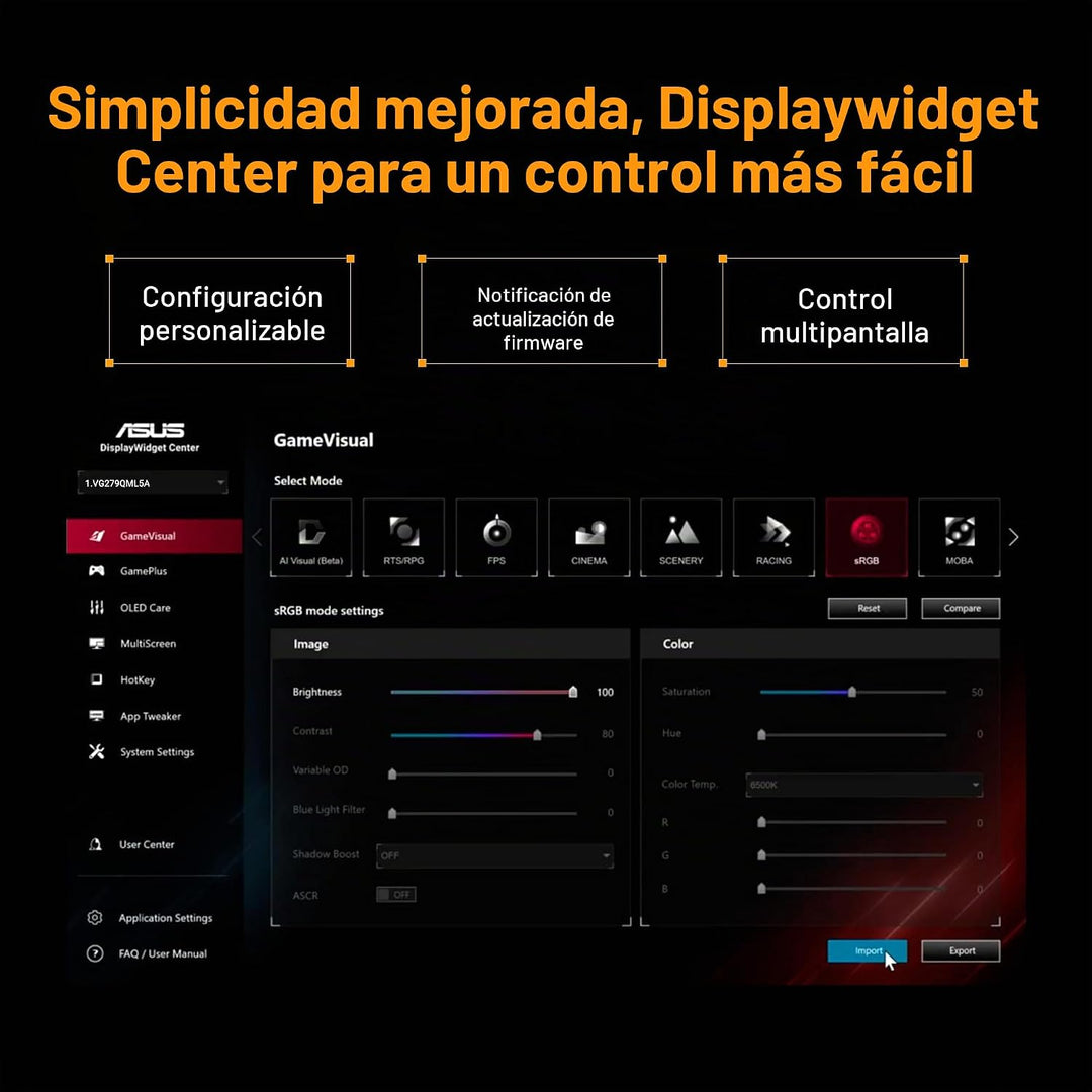 ASUS TUF Gaming Series 5 Monitor para juegos de 24.5 pulgadas 1080P...