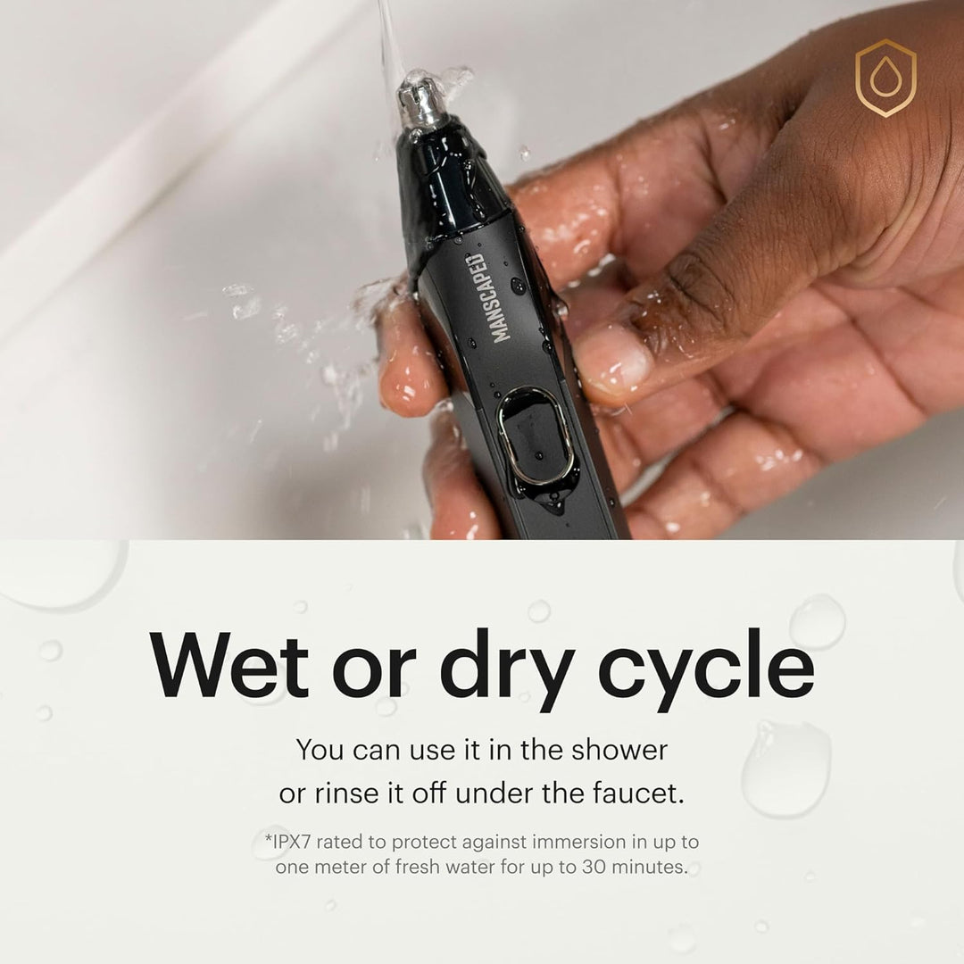 MANSCAPED® The Weed Whacker® 2.0 Cortadora eléctrica de vello nasal...