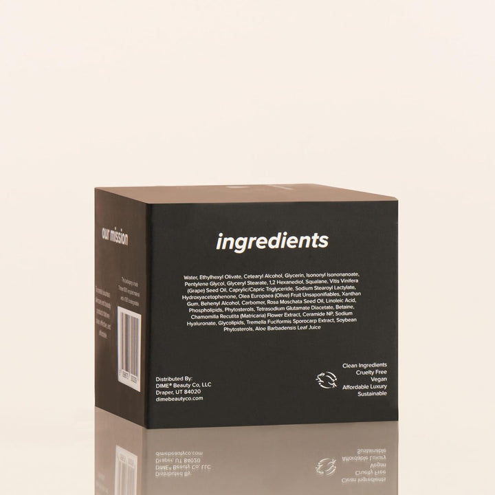 DIME Beauty Crema de noche restauradora, hidratante facial con cera...