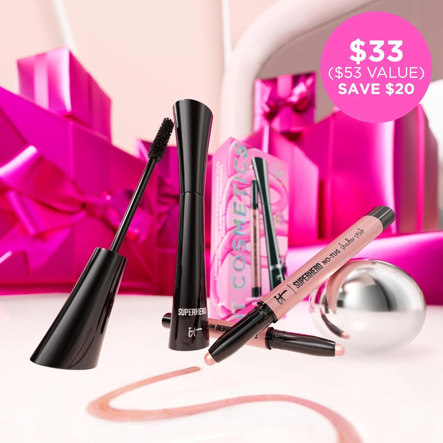 IT Cosmetics Unwrap - Juego de 2 piezas de máscara de ojos brillant...
