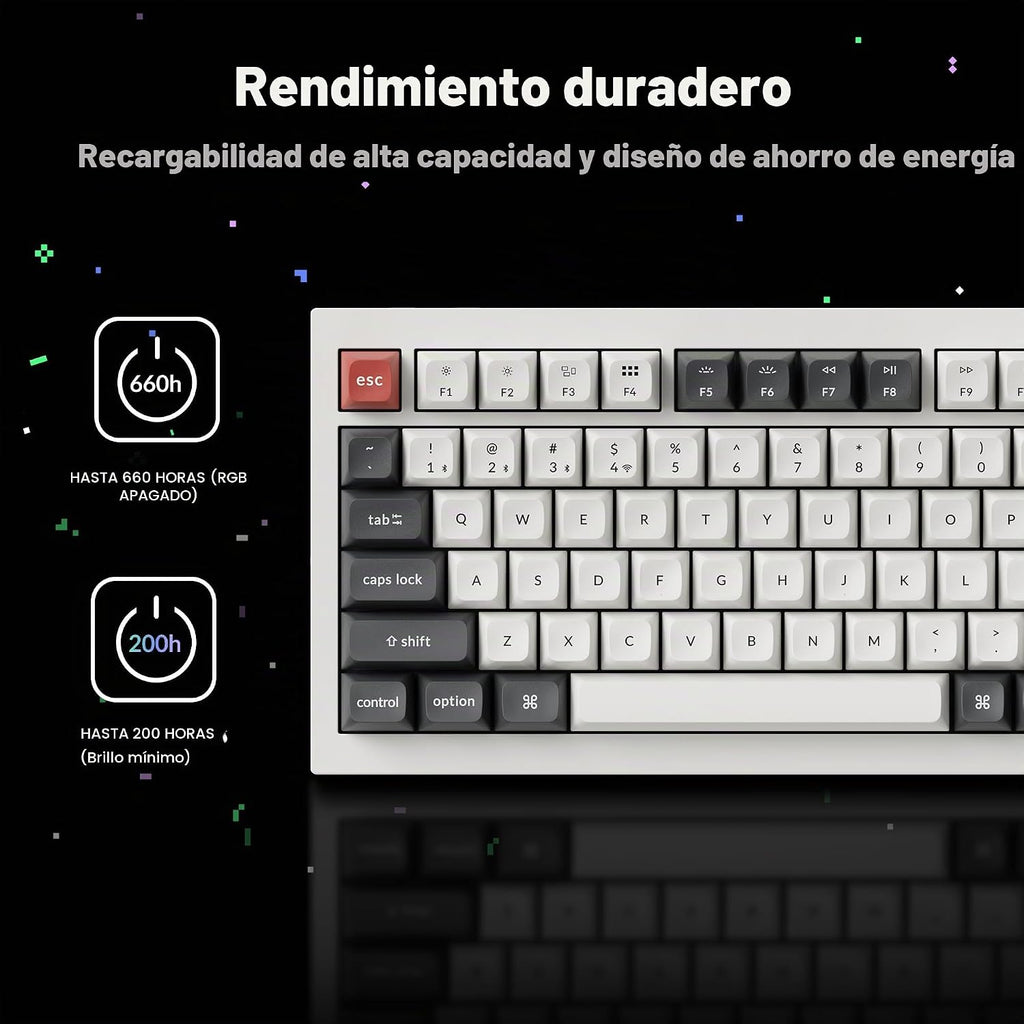 Teclado mecánico personalizado inalámbrico Keychron Q1 Ultra 8K 75%