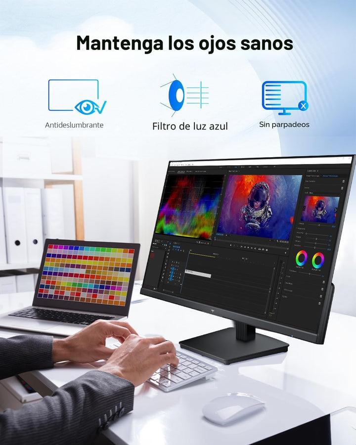 KTC - Monitor de computadora de 27 pulgadas - Pantalla QHD (2560 x...