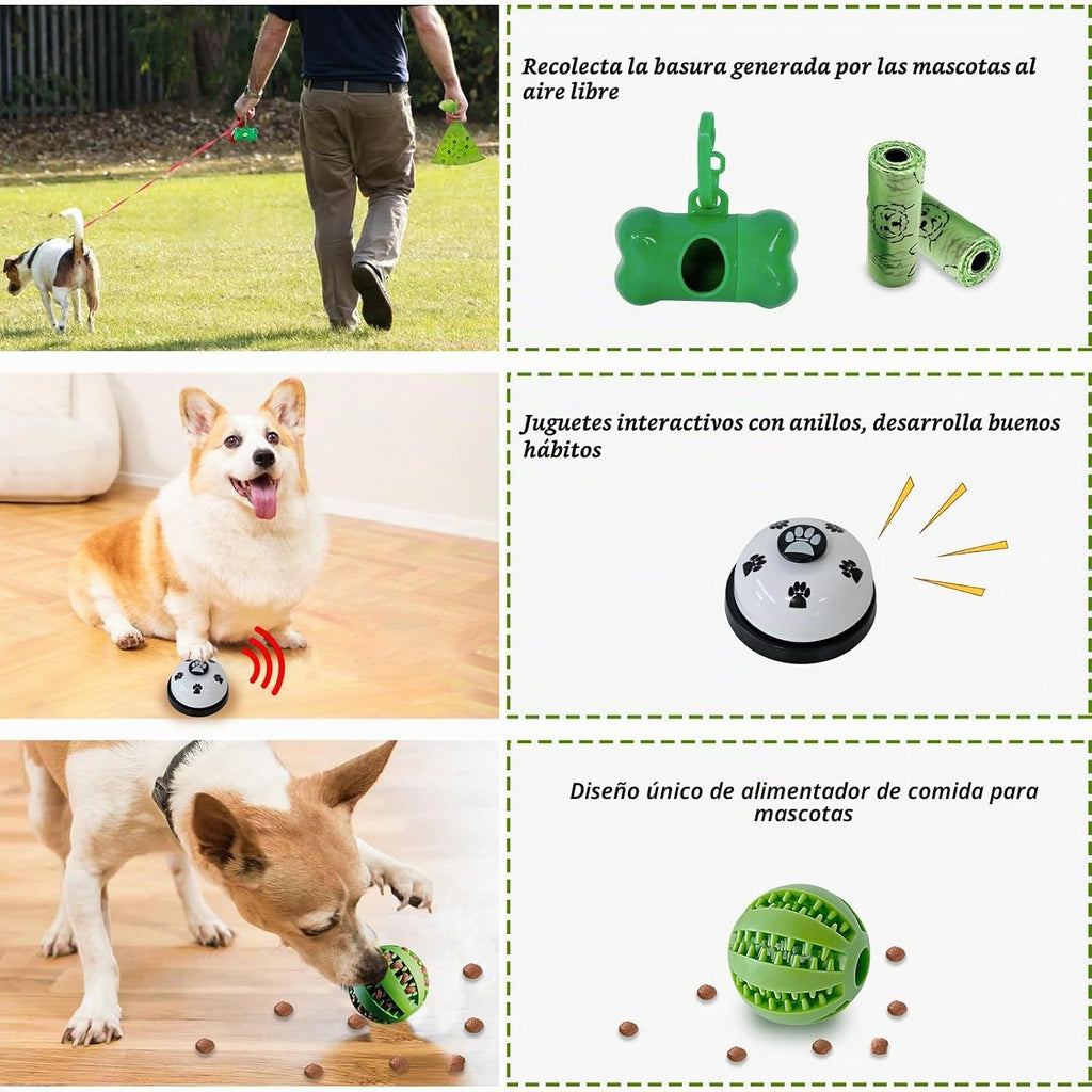 20 Unidades Juguetes para Cachorros para la Dentición, Juguetes para Masticar con Cuerda, Cepillo Dental para Perros, Pelotas para Golosinas, Juguetes de Peluche y Juguete Chirriante para Perros Pequeños y Medianos con Canasta (20 Paquete Elefante)