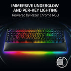 Razer BlackWidow V4 Pro Teclado mecánico con cable para juegos: int...