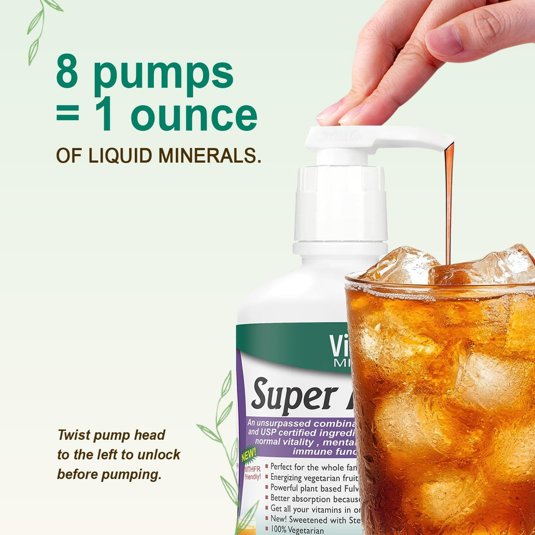 Vital Earth Minerals Super Multi con bomba \u2013 Multivitamínico l...