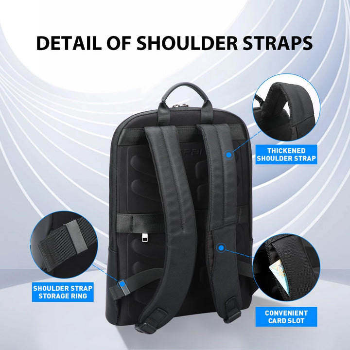 BOPAI Mochila para laptop súper delgada de 15 pulgadas para hombre...