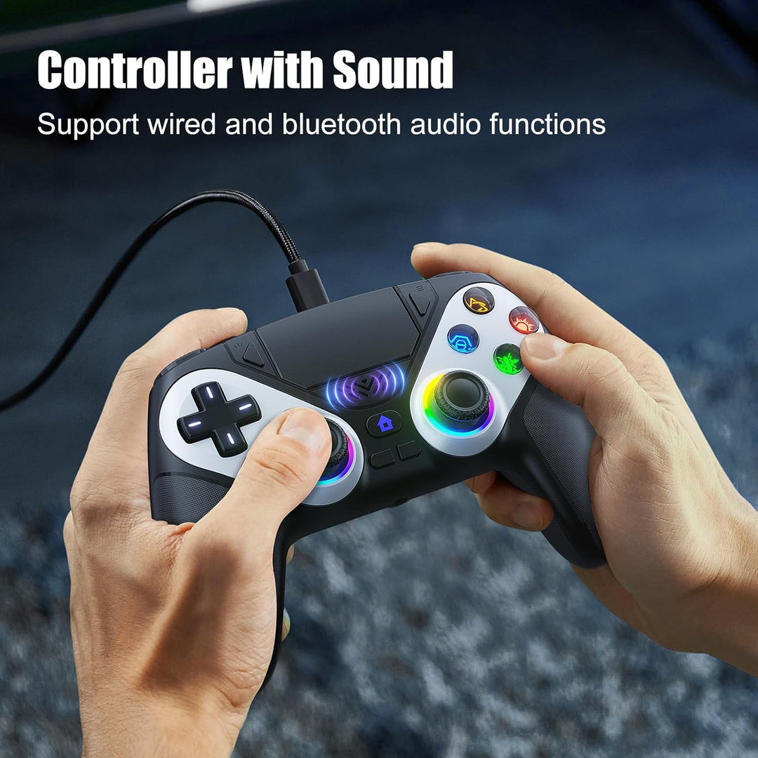 Xexvyrin LED Wireless Controller for PS5, Compatible with PS5 Pro\/...