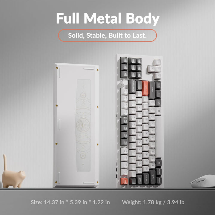 Keychron Q3 Ultra Wireless Mechanical Keyboard 8KHz Polling Rate, T...
