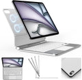 BOBOLEE Funda de teclado delgada de aluminio para iPad Air 11 / Pro de 11