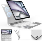 BOBOLEE Funda de teclado delgada de aluminio para iPad Air 11 / Pro de 11