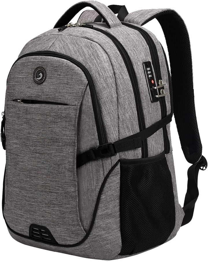 Mochila antirrobo para portátil con carga USB compatible con portát...