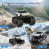 Auto de control remoto anfibio, camión monstruo 1:18, juguetes para...