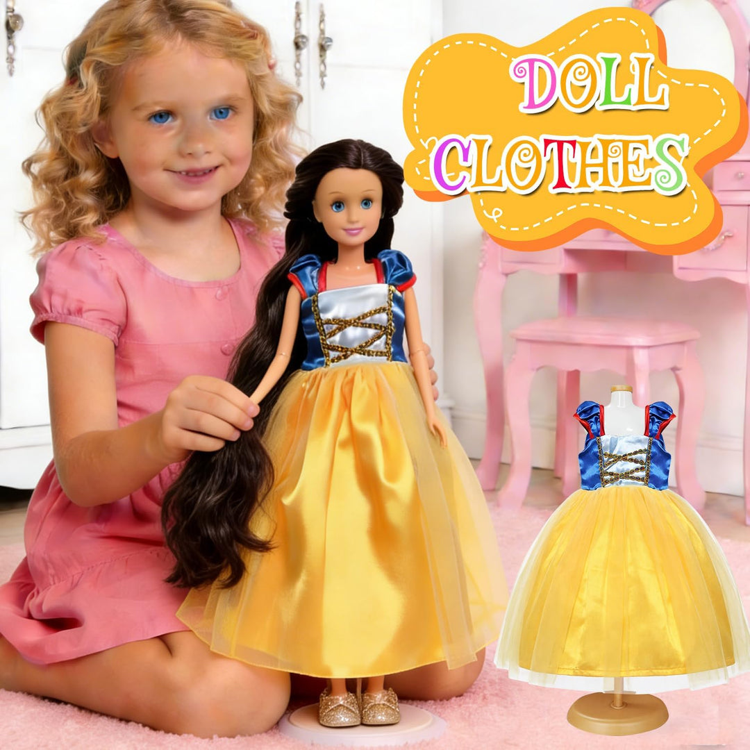 Accesorios de ropa para muñecas de 18 pulgadas, 6 piezas de regalo...