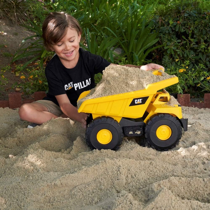 CAT Juguetes de construcción, juguete de camión volquete de 15 pulg...