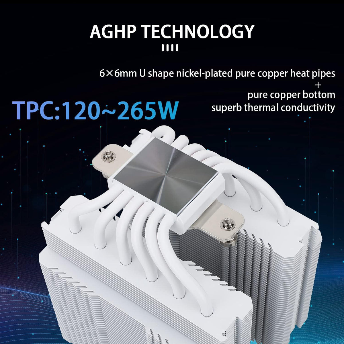 Enfriador de aire Thermalright Peerless Assassin 120 SE ARGB blanco...